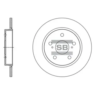 Гальмівний диск Hi-Q SD4615