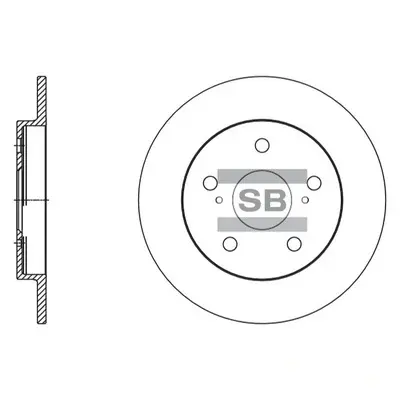 Гальмівний диск Hi-Q SD4616 (фото 1)