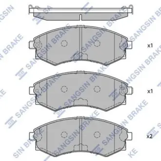 Тормозні (гальмівні) колодки Hi-Q SP1054F