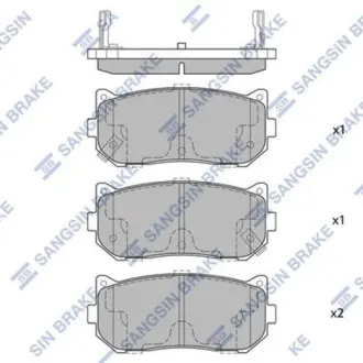 Тормозні (гальмівні) колодки Hi-Q SP1079-R