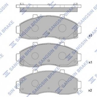 Тормозні (гальмівні) колодки hi-Q SP1091