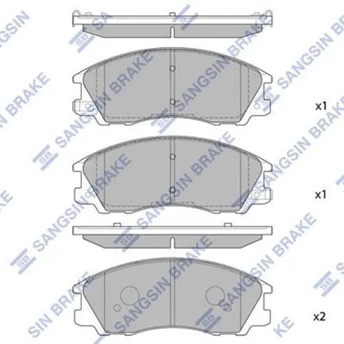Тормозные колодки hi-q SP1097