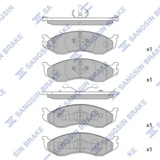 Тормозные колодки hi-q SP1112 Jeep Cherokee