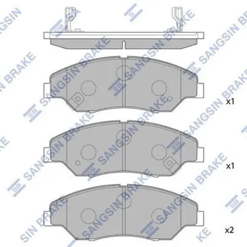 Тормозные колодки hi-q SP1118