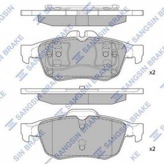 Колодки ручного (стоячого) гальма hi-Q SP1396 на Вольво V40