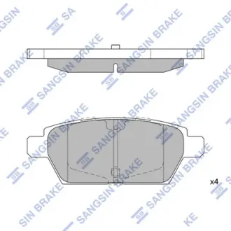 Тормозные колодки hi-q SP1476