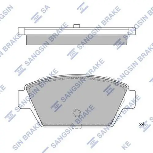 Тормозные колодки hi-q SP1514