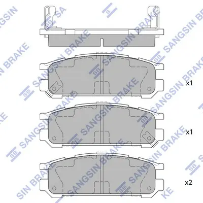 Тормозные колодки hi-q SP1537