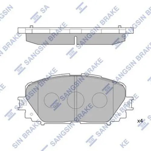 Тормозные колодки hi-q SP1588