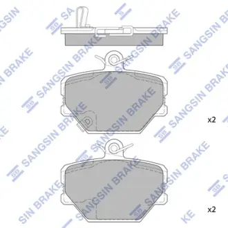 Тормозні (гальмівні) колодки Hi-Q SP1674