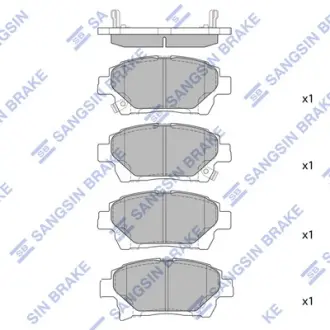 Тормозные колодки hi-q SP1718