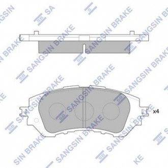 Колодки ручного (стоячого) тормоза hi-Q SP1780