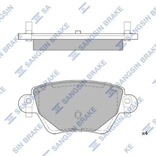 Тормозные колодки hi-q SP2031