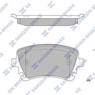 Тормозные колодки hi-Q SP2112-R на Фольксваген Фаэтон