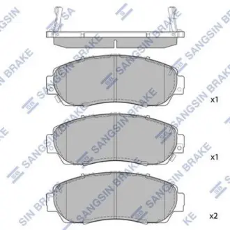Тормозні (гальмівні) колодки Hi-Q SP2115A