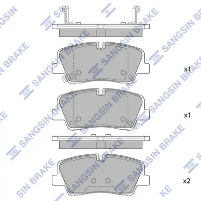 Тормозные колодки hi-q SP4038