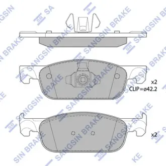 Тормозні (гальмівні) колодки Hi-Q SP4054