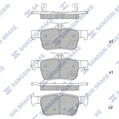 Тормозные колодки hi-q SP4127