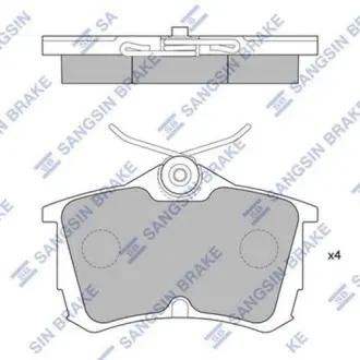 Задние тормозные колодки hi-q SP1635