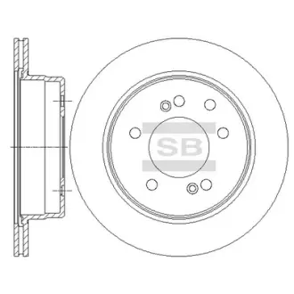 Задний тормозной диск hi-q SD3043