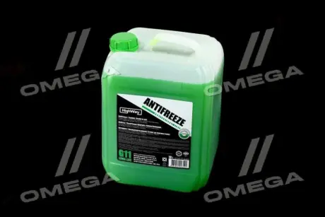 Антифриз ANTIFREEZE-40 LONG LIFE G11 (зелений) 10л highway 10120