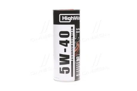 Олива моторн. 5W-40 SN/CF (Канистра 1л) highway 10027
