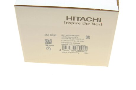 BMW Расходомер воздуха BMW 3-serie E46/90 1,6-2,0i, 1-serie E87 1,6i hitachi 2508992