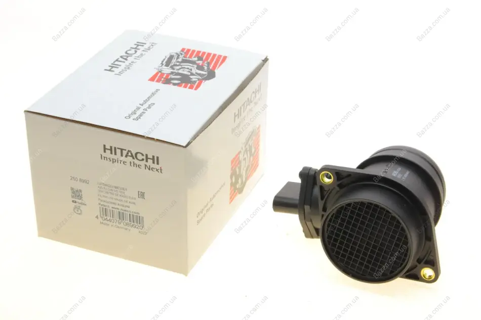 HITACHI BMW Расходомер воздуха BMW 3-serie E46/90 1,6-2,0i, 1-serie E87 1,6i Hitachi 2508992 (фото 1)