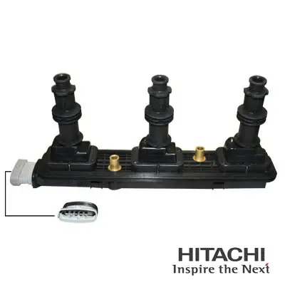 HITACHI Катушка зажигания OPEL Vectra B 2,6 Omega B 2,6/3,2 (2,4,6цил) hitachi 2503856