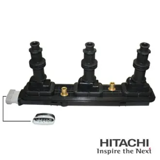 HITACHI Катушка зажигания OPEL Vectra B 2,6 Omega B 2,6/3,2 (2,4,6цил) hitachi 2503856