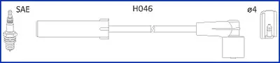 HITACHI LADA К-т высоковольтных проводов Kalina,Niva 1.6/1.7 98- hitachi 134979