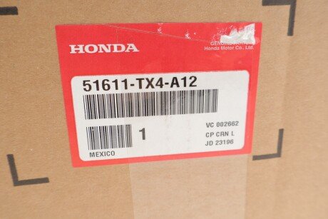 Передний амортизатор (стойка) honda 51611TX4A12