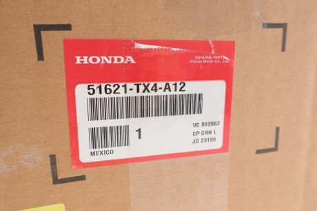 Передний амортизатор (стойка) honda 51621TX4A12