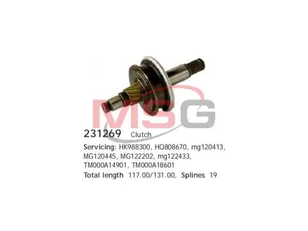 Бендикс стартера HS Cargo 231269