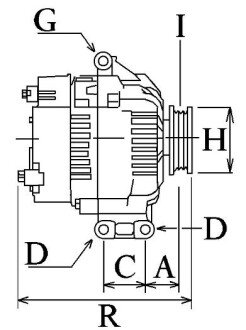 Генератор OM611-612 2.2-2.7CDI hs cargo 112425