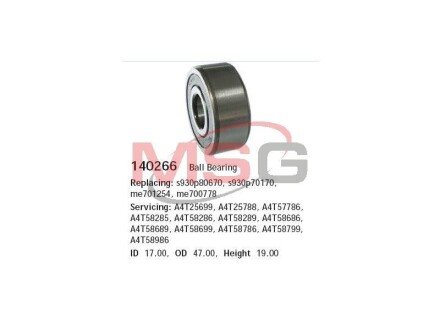 Підшипник CARGO hs cargo 140266