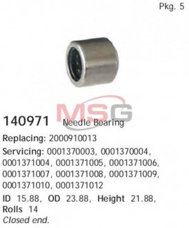Подшипник игольчатый hs cargo 140971
