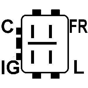 Реле-регулятор напряжения генератора hs cargo 235831