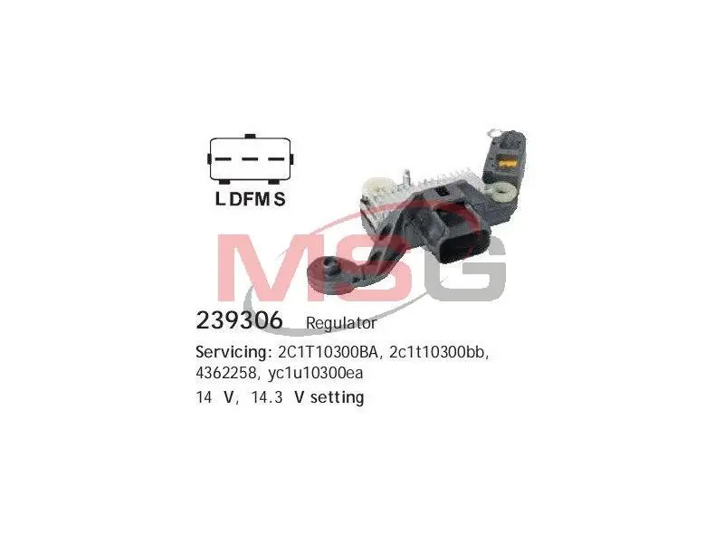 Реле-регулятор Ford FORD Transit \'\'00>> HS cargo ""239306"