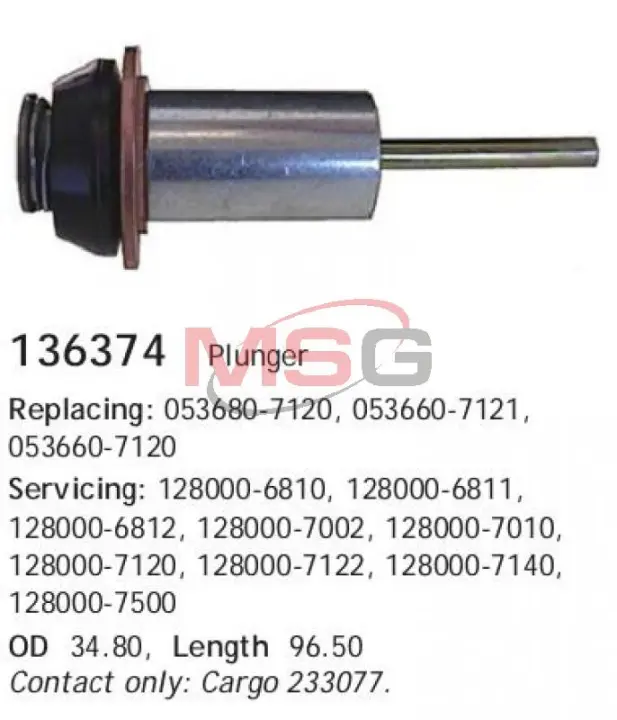 Реле втягуюче стартера HS cargo 136374