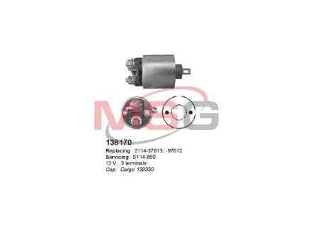 Втягуюче реле CARGO HS Cargo 138170