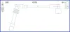 OPEL К-кт високовольтних проводІв Omega B,Vectra B 2.0 94- HUCO 134251