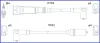 SKODA Комплект высоковольтных проводов OCTAVIA I Combi (1U5) 1.6 98-04 HUCO 134701