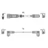 VW К-кт высоковольтных проводов Golf III,Passat,Vento,Seat 88- HUCO 134786