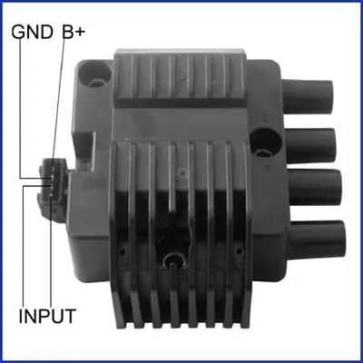 OPEL котушка запалювання Astra F/G,Corsa A/B,Vectra A/B HUCO 138430