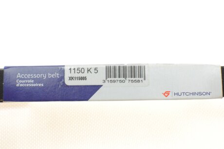 Привідний ремінь генератора hutchinson 1150K5