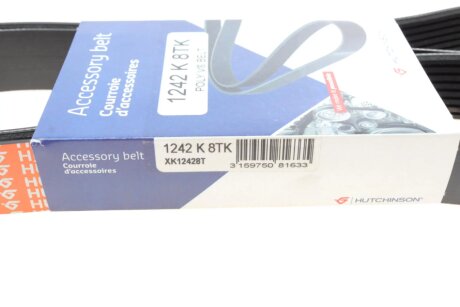 Ремінь (поліклиновий) hutchinson 1242K8TK