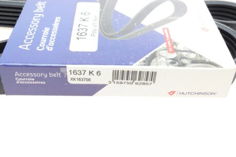 Ремінь (поліклиновий) hutchinson 1637K6
