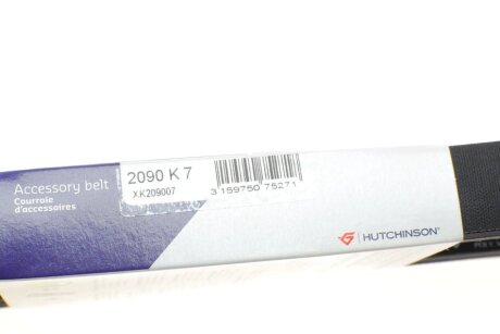 Приводной ремень генератора hutchinson 2090K7