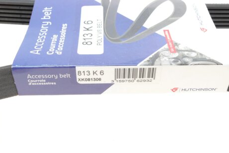 Ремiнь клиновий hutchinson 813K6